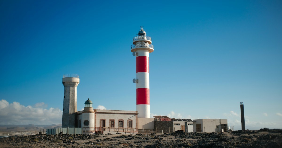 Fyrtårnet ved El Cotillo på Fuerteventura