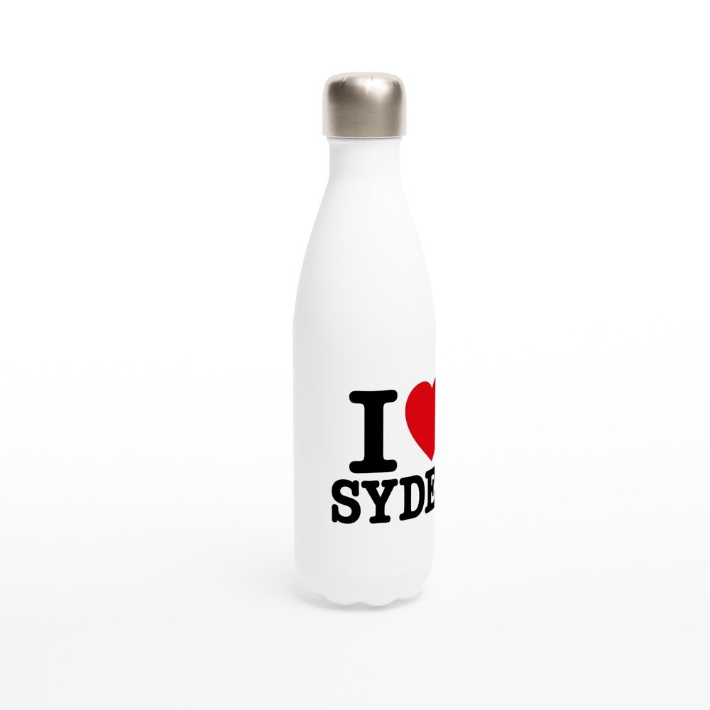 Stålflaske 17 oz med Klassisk «I ♥ SYDEN»